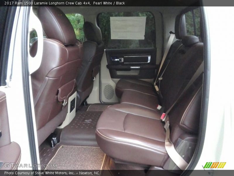 Pearl White / Black 2017 Ram 1500 Laramie Longhorn Crew Cab 4x4