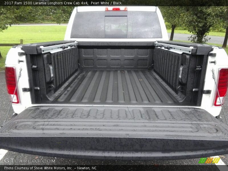 Pearl White / Black 2017 Ram 1500 Laramie Longhorn Crew Cab 4x4
