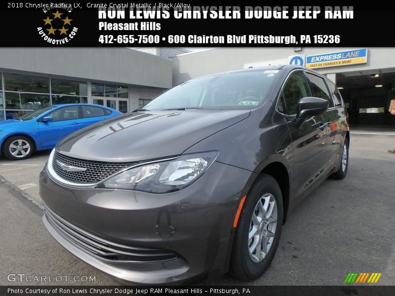 Granite Crystal Metallic / Black/Alloy 2018 Chrysler Pacifica LX