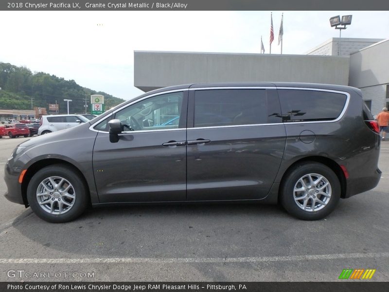 Granite Crystal Metallic / Black/Alloy 2018 Chrysler Pacifica LX