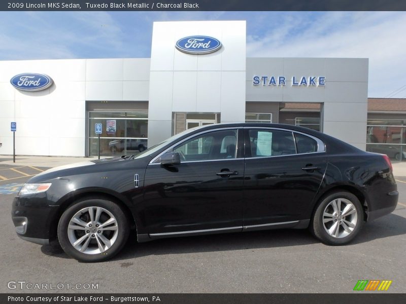 Tuxedo Black Metallic / Charcoal Black 2009 Lincoln MKS Sedan
