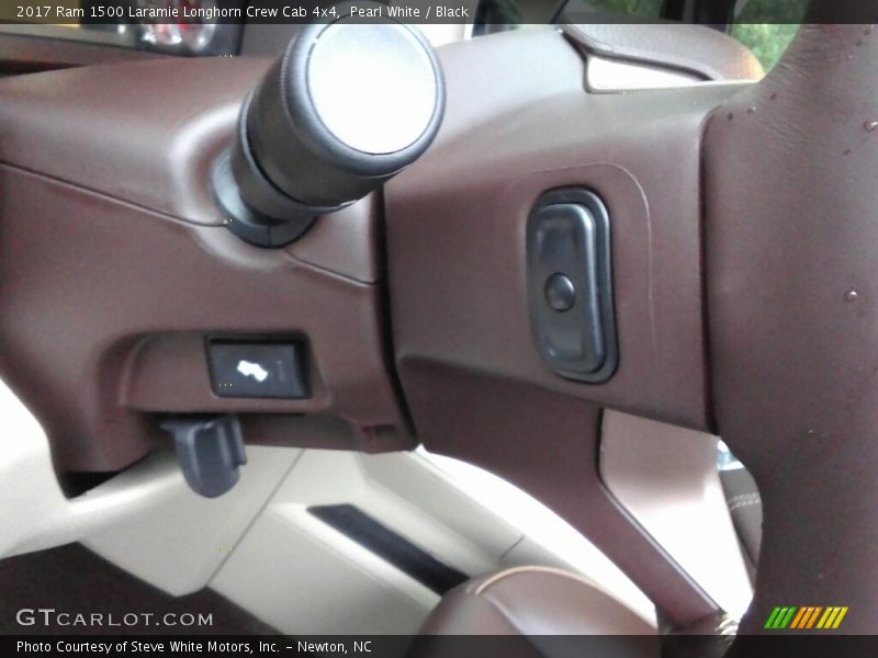 Pearl White / Black 2017 Ram 1500 Laramie Longhorn Crew Cab 4x4
