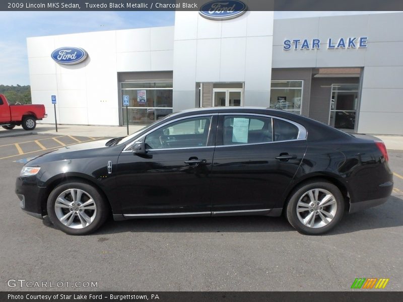 Tuxedo Black Metallic / Charcoal Black 2009 Lincoln MKS Sedan