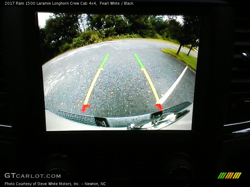 Pearl White / Black 2017 Ram 1500 Laramie Longhorn Crew Cab 4x4