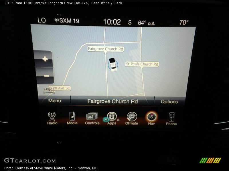 Pearl White / Black 2017 Ram 1500 Laramie Longhorn Crew Cab 4x4