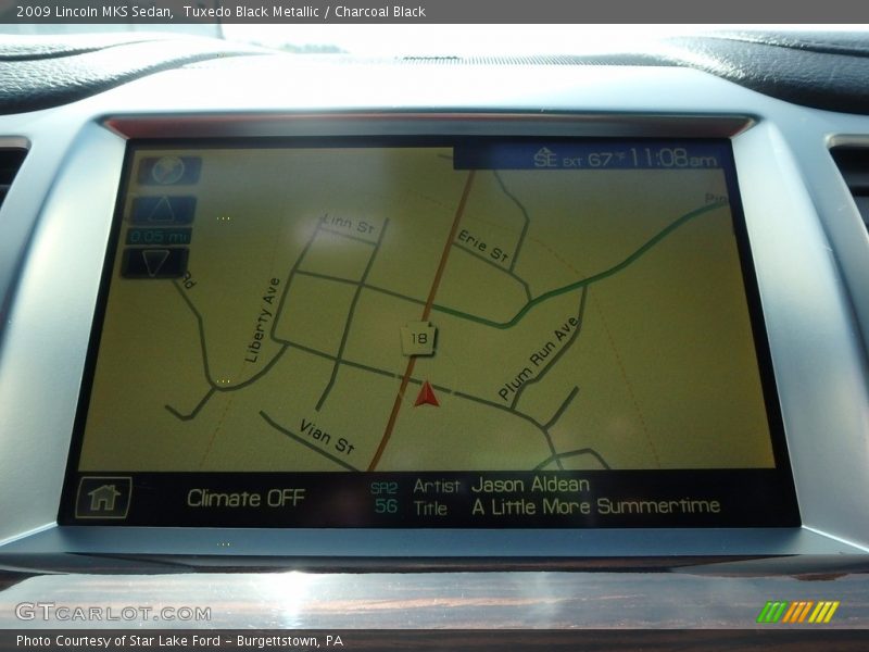 Tuxedo Black Metallic / Charcoal Black 2009 Lincoln MKS Sedan