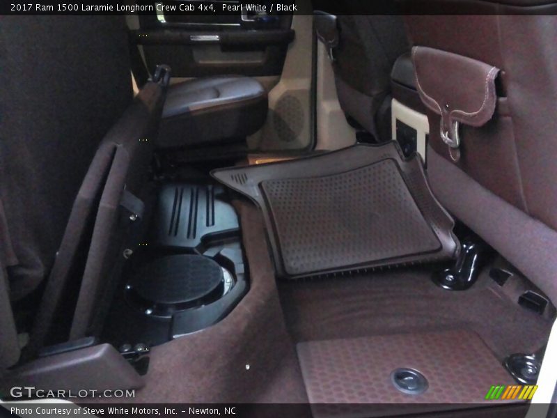 Pearl White / Black 2017 Ram 1500 Laramie Longhorn Crew Cab 4x4