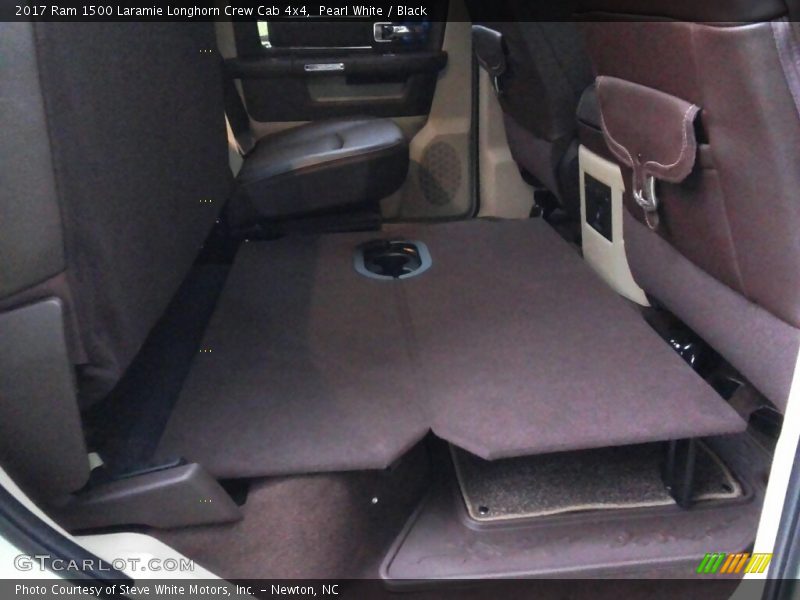 Pearl White / Black 2017 Ram 1500 Laramie Longhorn Crew Cab 4x4