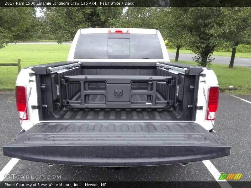 Pearl White / Black 2017 Ram 1500 Laramie Longhorn Crew Cab 4x4
