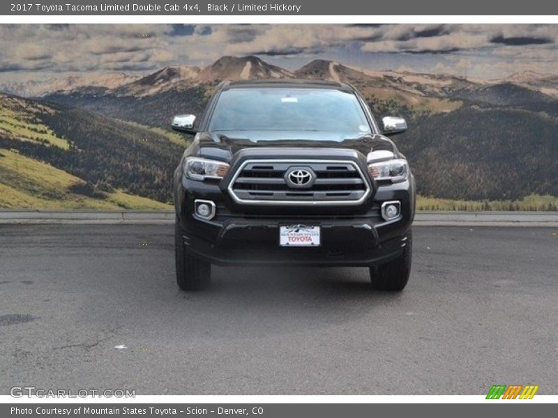 Black / Limited Hickory 2017 Toyota Tacoma Limited Double Cab 4x4
