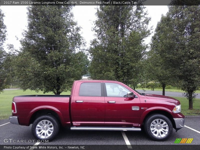  2017 1500 Laramie Longhorn Crew Cab 4x4 Delmonico Red Pearl