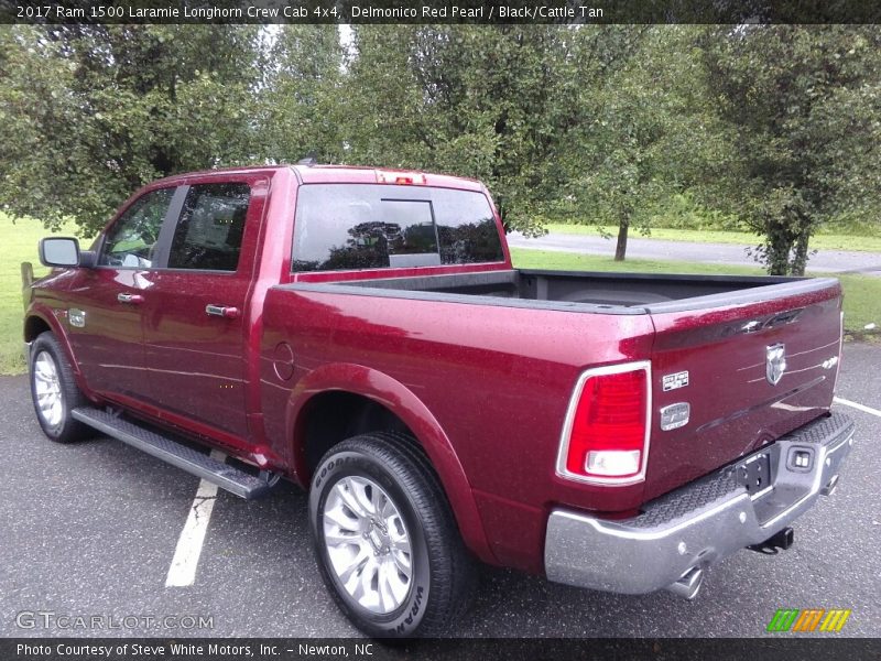 Delmonico Red Pearl / Black/Cattle Tan 2017 Ram 1500 Laramie Longhorn Crew Cab 4x4