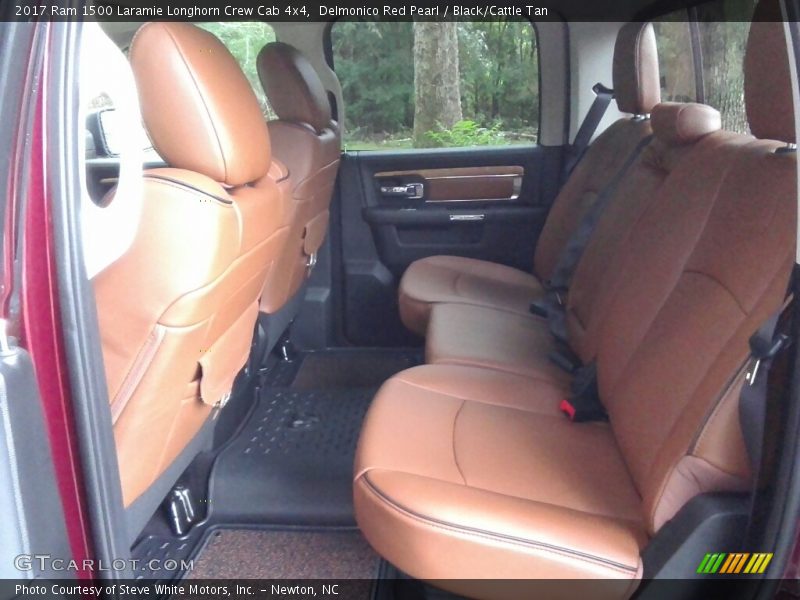 Rear Seat of 2017 1500 Laramie Longhorn Crew Cab 4x4