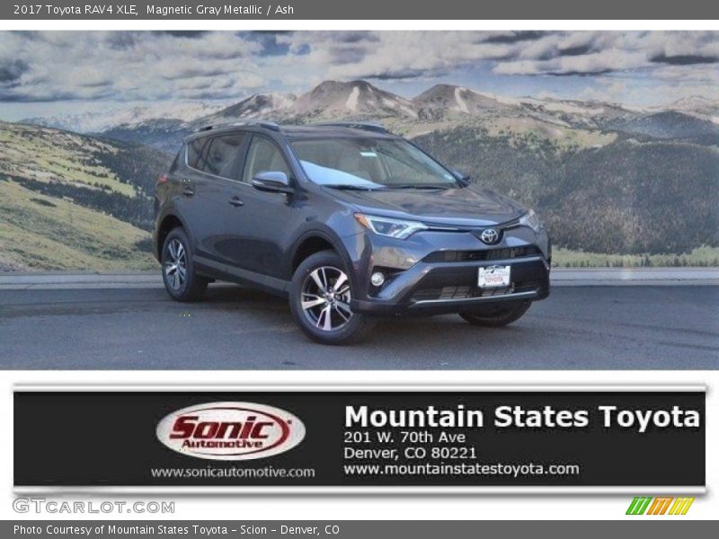 Magnetic Gray Metallic / Ash 2017 Toyota RAV4 XLE