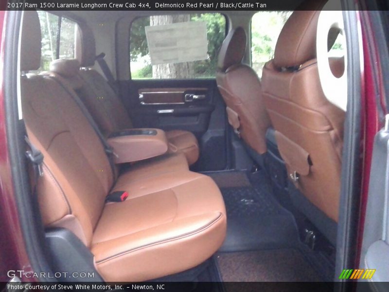 Delmonico Red Pearl / Black/Cattle Tan 2017 Ram 1500 Laramie Longhorn Crew Cab 4x4