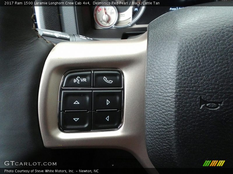 Delmonico Red Pearl / Black/Cattle Tan 2017 Ram 1500 Laramie Longhorn Crew Cab 4x4