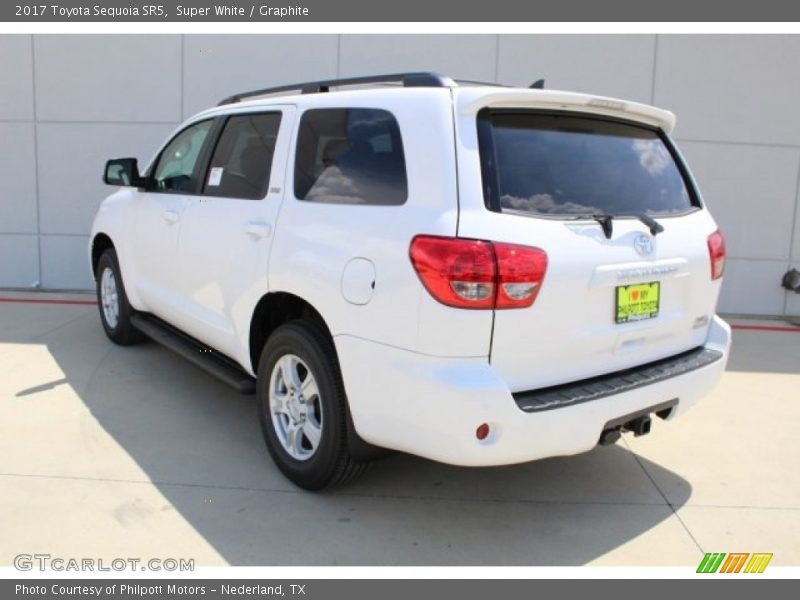Super White / Graphite 2017 Toyota Sequoia SR5