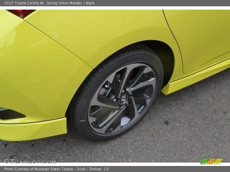 Spring Green Metallic / Black 2017 Toyota Corolla iM