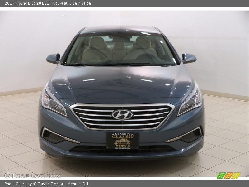 Nouveau Blue / Beige 2017 Hyundai Sonata SE