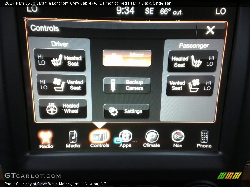 Delmonico Red Pearl / Black/Cattle Tan 2017 Ram 1500 Laramie Longhorn Crew Cab 4x4