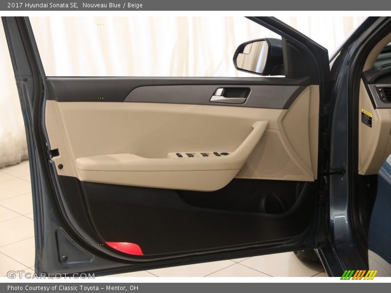 Nouveau Blue / Beige 2017 Hyundai Sonata SE