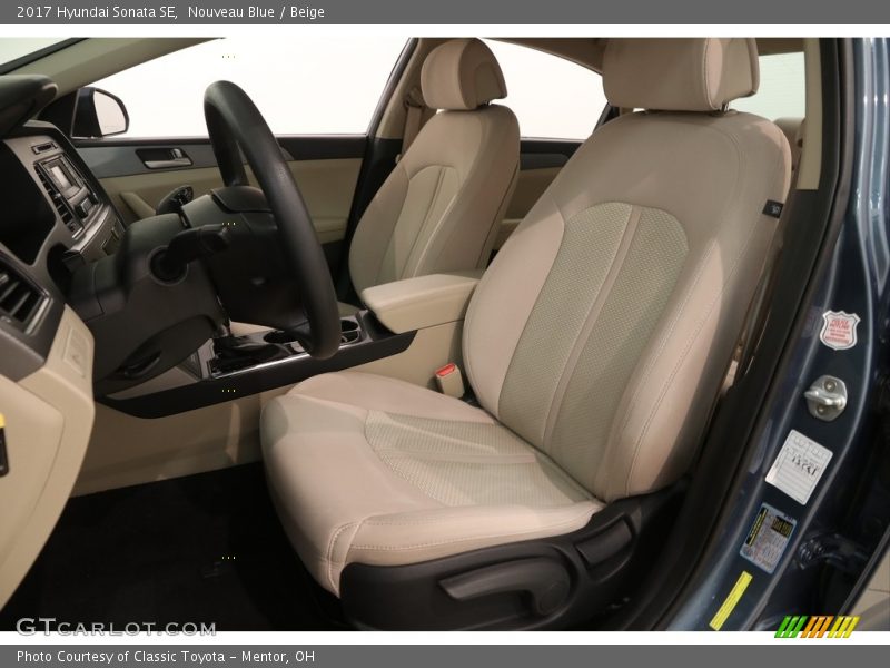 Nouveau Blue / Beige 2017 Hyundai Sonata SE