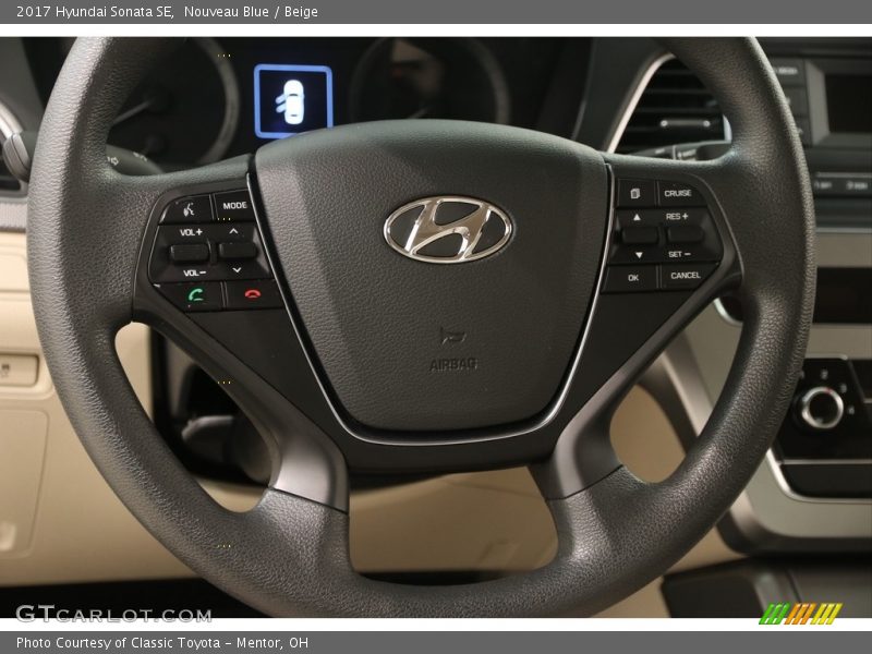 Nouveau Blue / Beige 2017 Hyundai Sonata SE