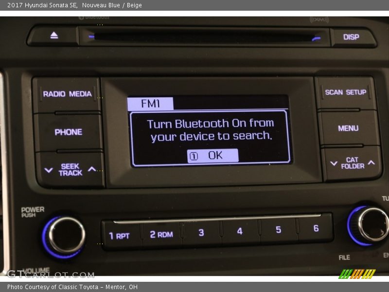 Nouveau Blue / Beige 2017 Hyundai Sonata SE