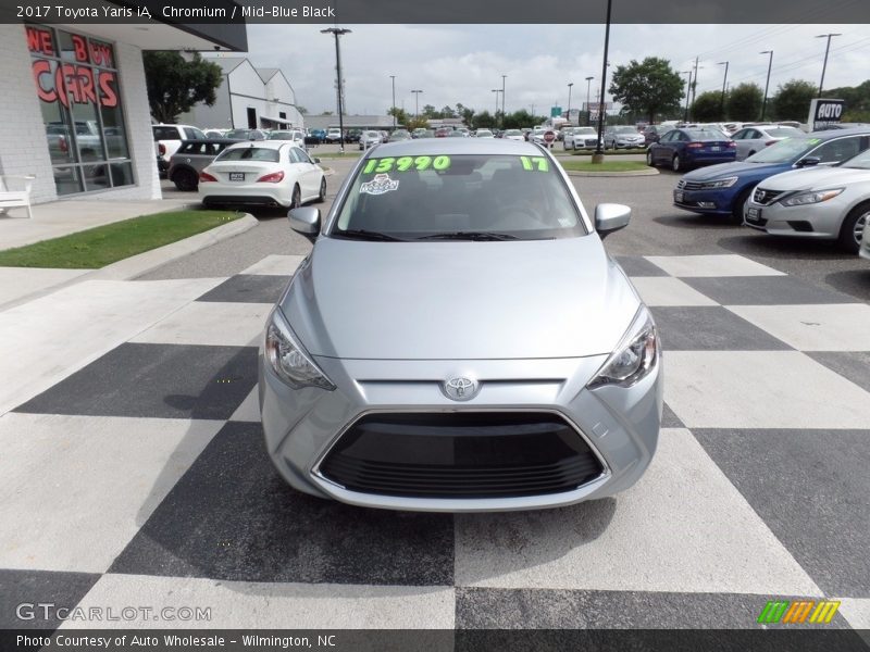 Chromium / Mid-Blue Black 2017 Toyota Yaris iA