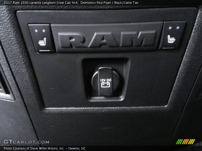 Delmonico Red Pearl / Black/Cattle Tan 2017 Ram 1500 Laramie Longhorn Crew Cab 4x4