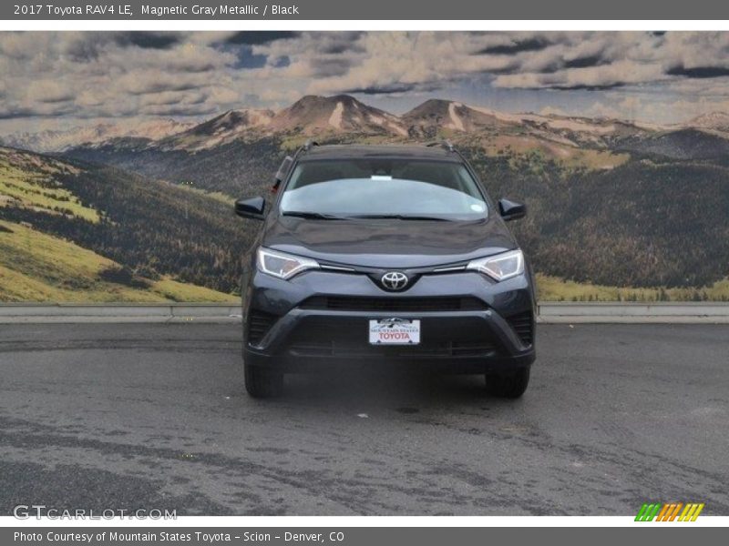 Magnetic Gray Metallic / Black 2017 Toyota RAV4 LE