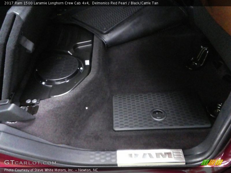 Delmonico Red Pearl / Black/Cattle Tan 2017 Ram 1500 Laramie Longhorn Crew Cab 4x4