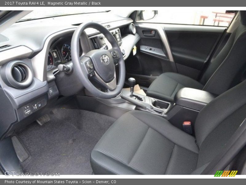Magnetic Gray Metallic / Black 2017 Toyota RAV4 LE