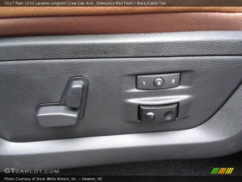 Delmonico Red Pearl / Black/Cattle Tan 2017 Ram 1500 Laramie Longhorn Crew Cab 4x4