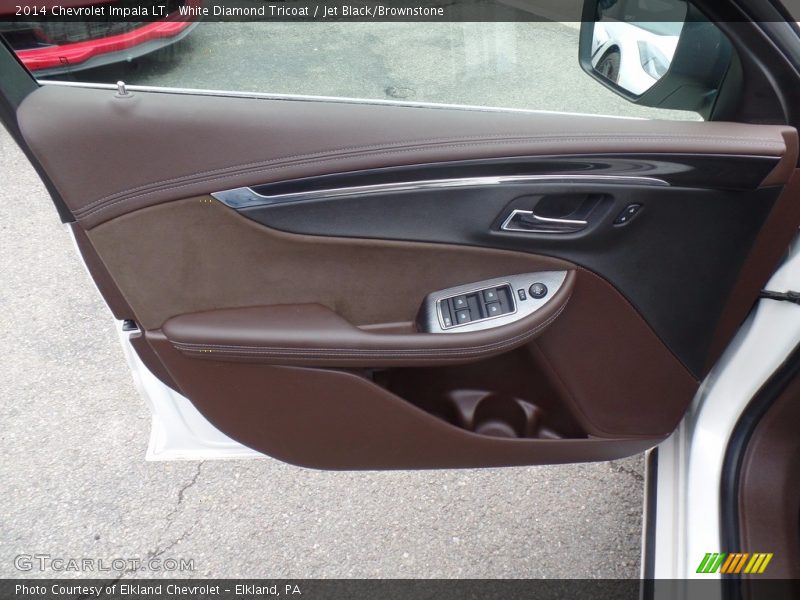 White Diamond Tricoat / Jet Black/Brownstone 2014 Chevrolet Impala LT