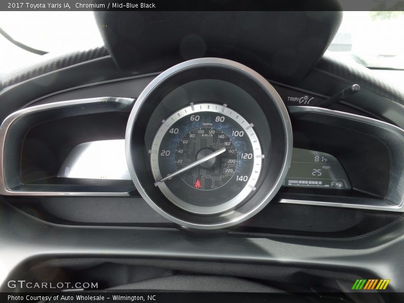 Chromium / Mid-Blue Black 2017 Toyota Yaris iA