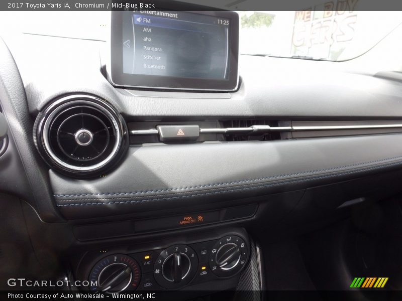 Chromium / Mid-Blue Black 2017 Toyota Yaris iA
