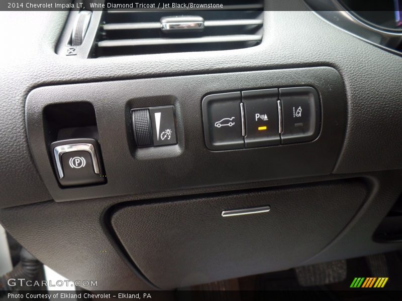 White Diamond Tricoat / Jet Black/Brownstone 2014 Chevrolet Impala LT