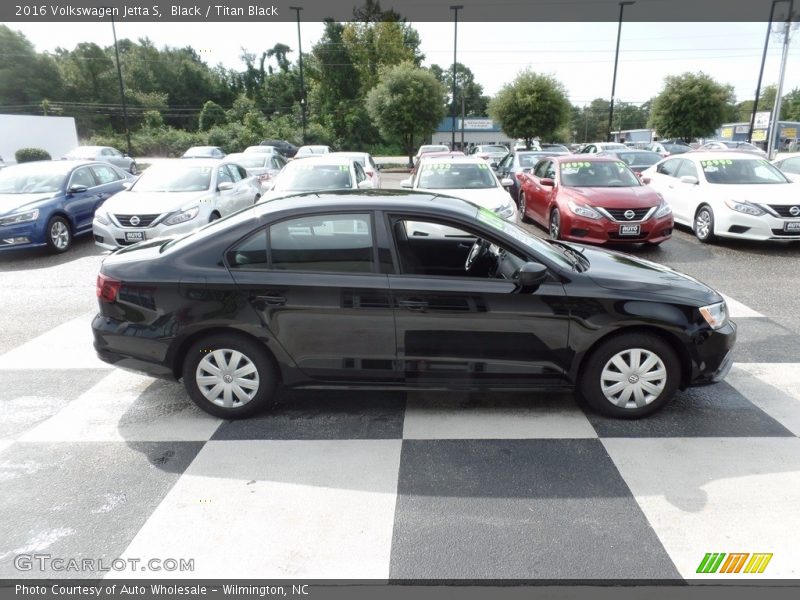 Black / Titan Black 2016 Volkswagen Jetta S