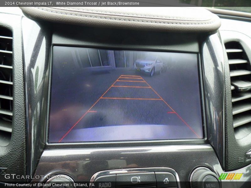 White Diamond Tricoat / Jet Black/Brownstone 2014 Chevrolet Impala LT