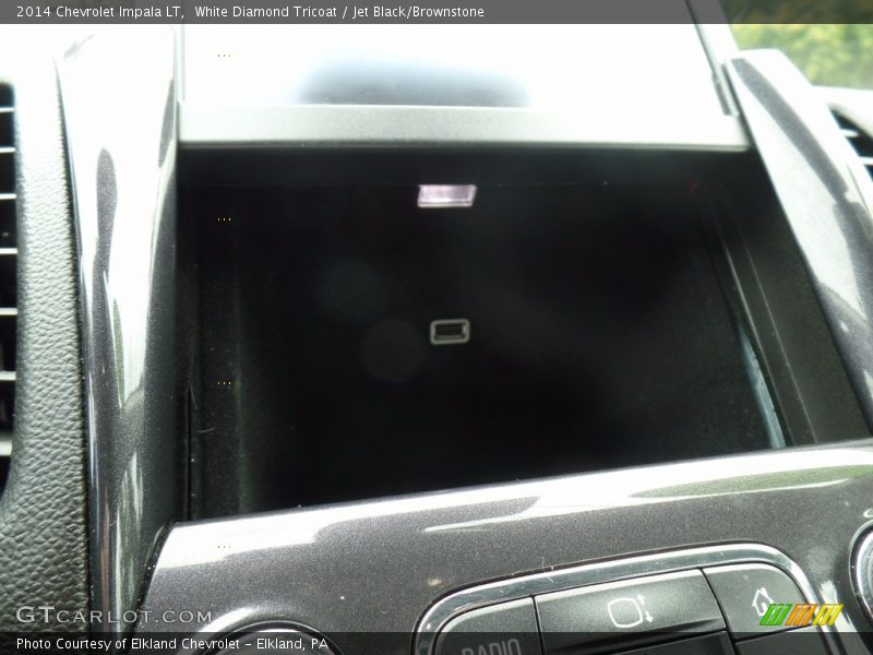 White Diamond Tricoat / Jet Black/Brownstone 2014 Chevrolet Impala LT