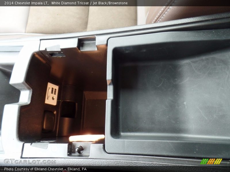 White Diamond Tricoat / Jet Black/Brownstone 2014 Chevrolet Impala LT