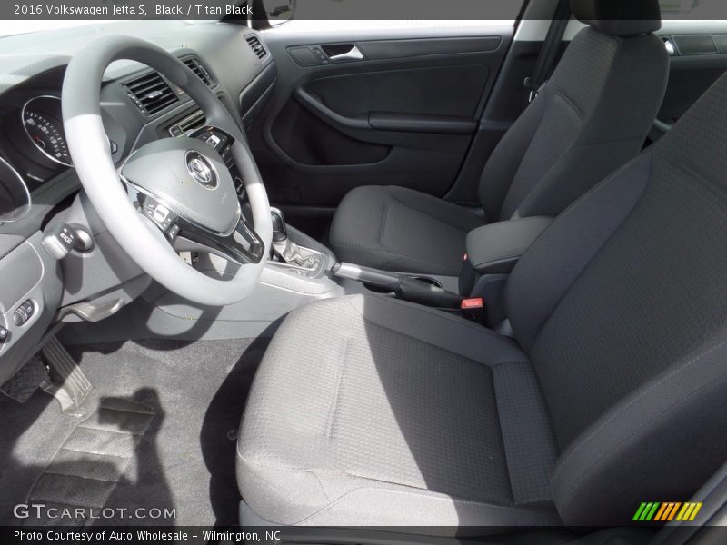 Black / Titan Black 2016 Volkswagen Jetta S