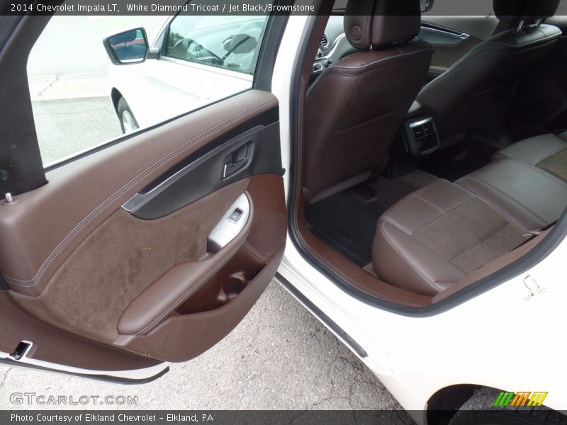 White Diamond Tricoat / Jet Black/Brownstone 2014 Chevrolet Impala LT