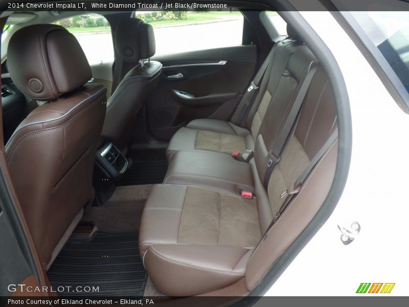 White Diamond Tricoat / Jet Black/Brownstone 2014 Chevrolet Impala LT