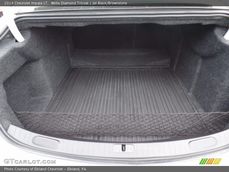 White Diamond Tricoat / Jet Black/Brownstone 2014 Chevrolet Impala LT