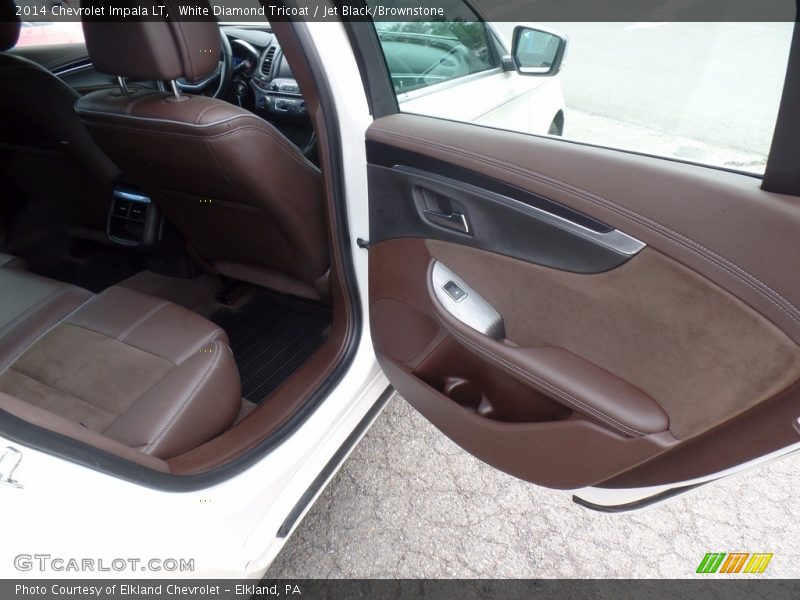 White Diamond Tricoat / Jet Black/Brownstone 2014 Chevrolet Impala LT