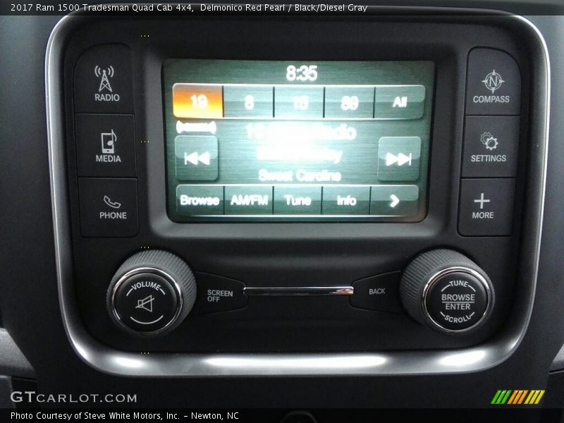Delmonico Red Pearl / Black/Diesel Gray 2017 Ram 1500 Tradesman Quad Cab 4x4