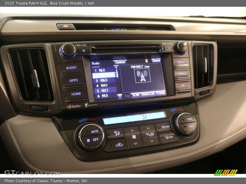 Blue Crush Metallic / Ash 2015 Toyota RAV4 XLE