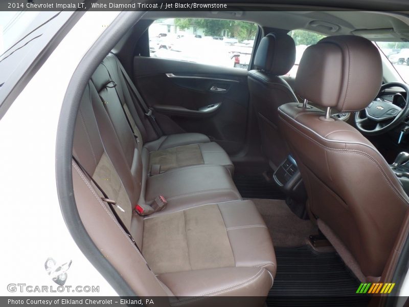 White Diamond Tricoat / Jet Black/Brownstone 2014 Chevrolet Impala LT